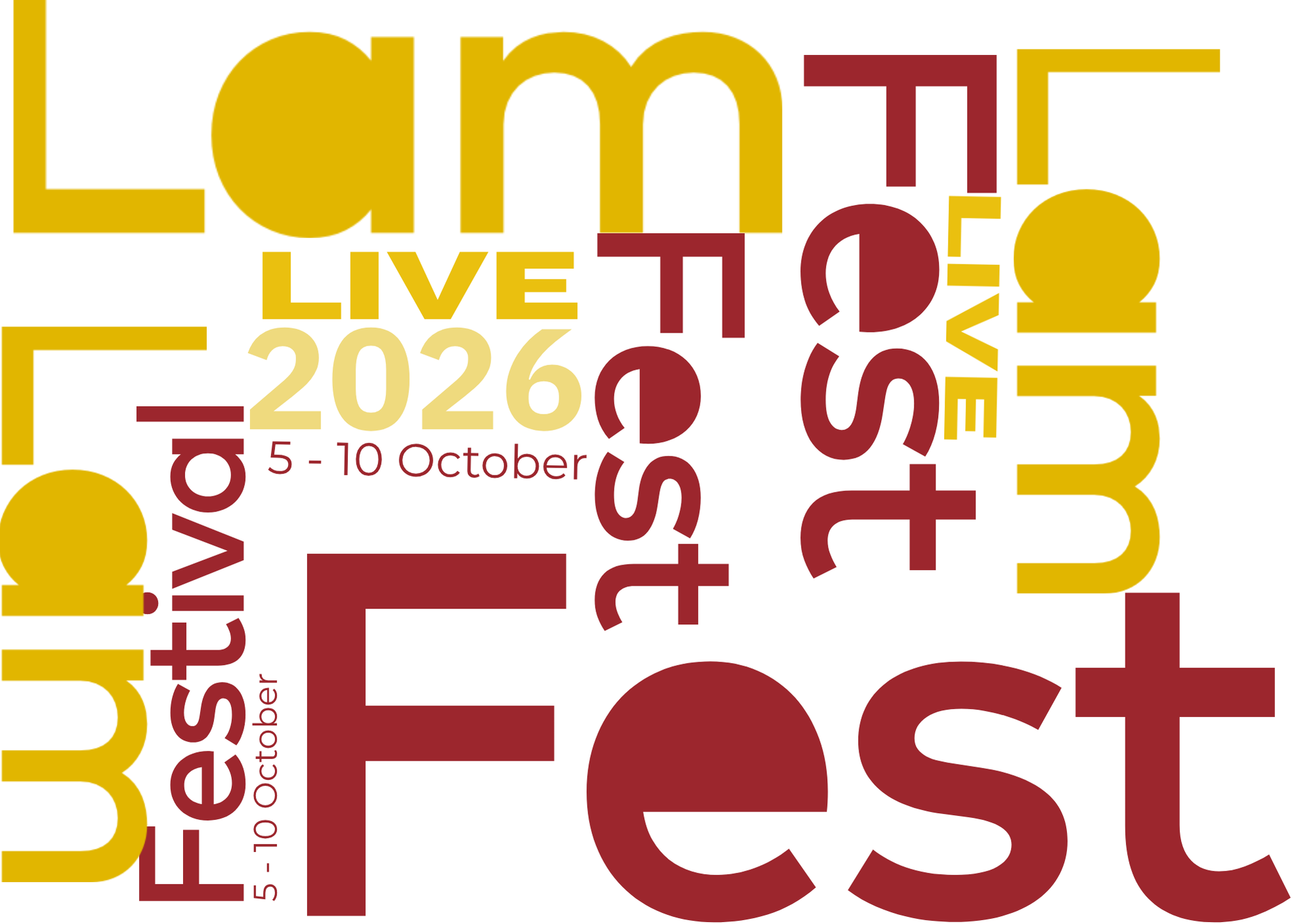 LAMlive Festival 2026 graphic identity
